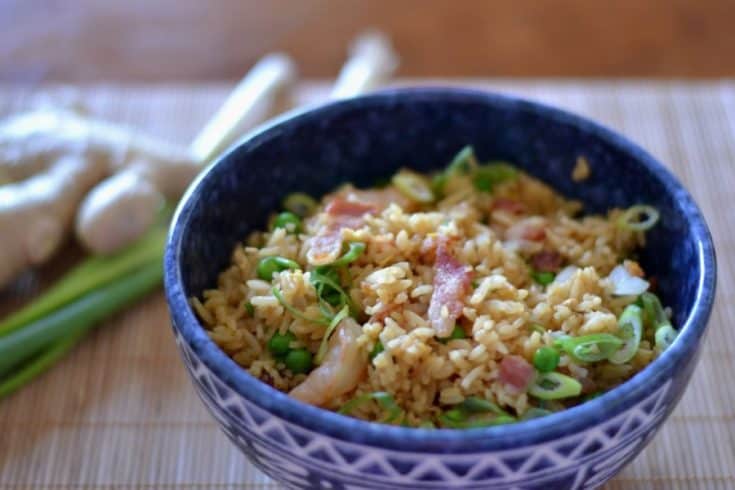 Bacon Fried Rice - A step-by-step guide by Wok & Skillet