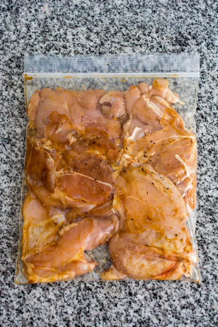 marinating chicken for katsu