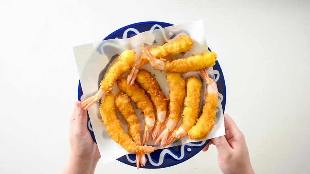 deep fried shrimp tempura