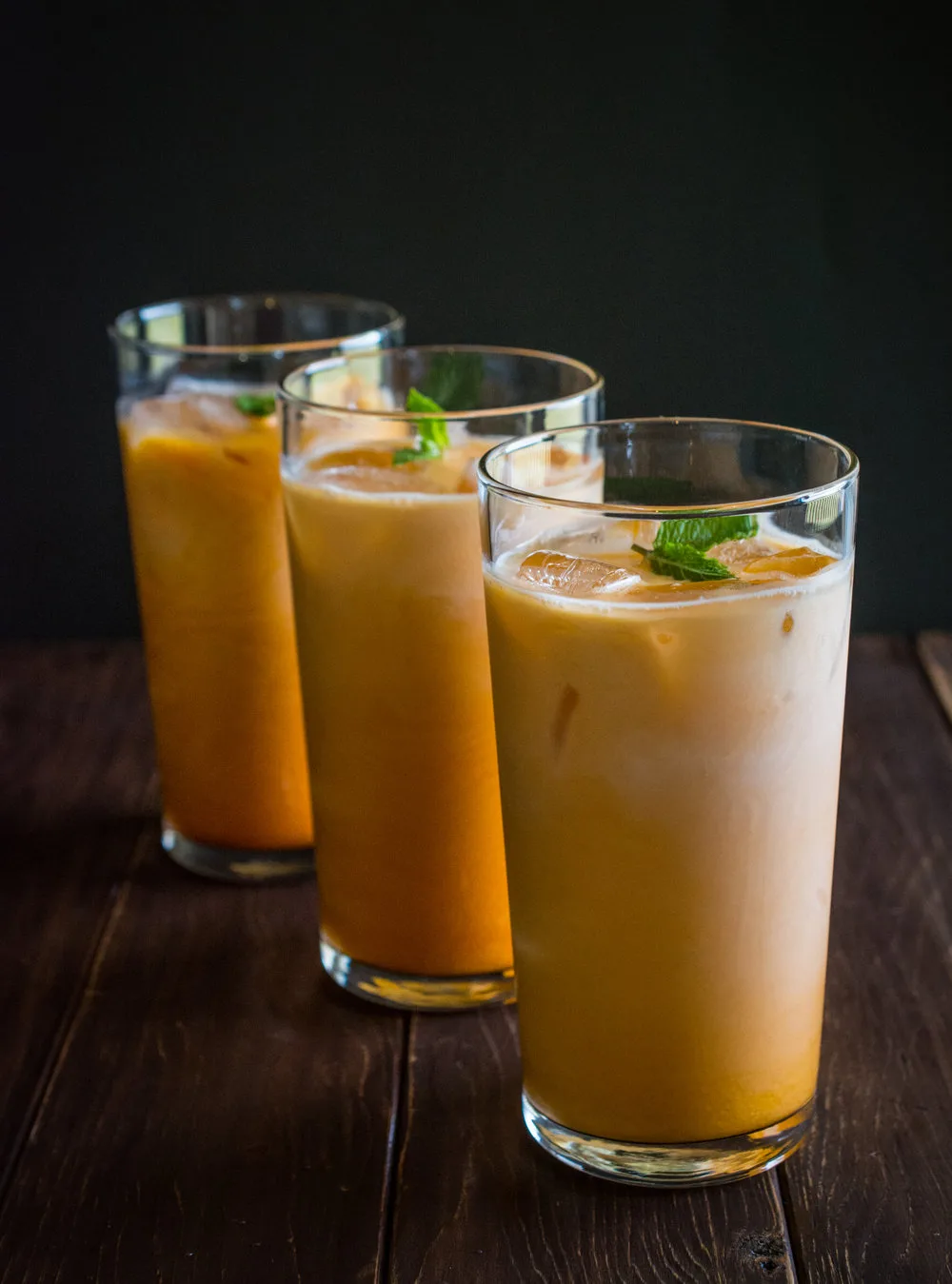 Thai Iced Tea is the perfect refreshing drink for a hot summer day (or anytime)! Sweet, creamy and full of flavor. Pairs exceptionally well with spicy Thai food. 