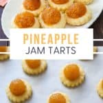 pineapple jam tarts pin