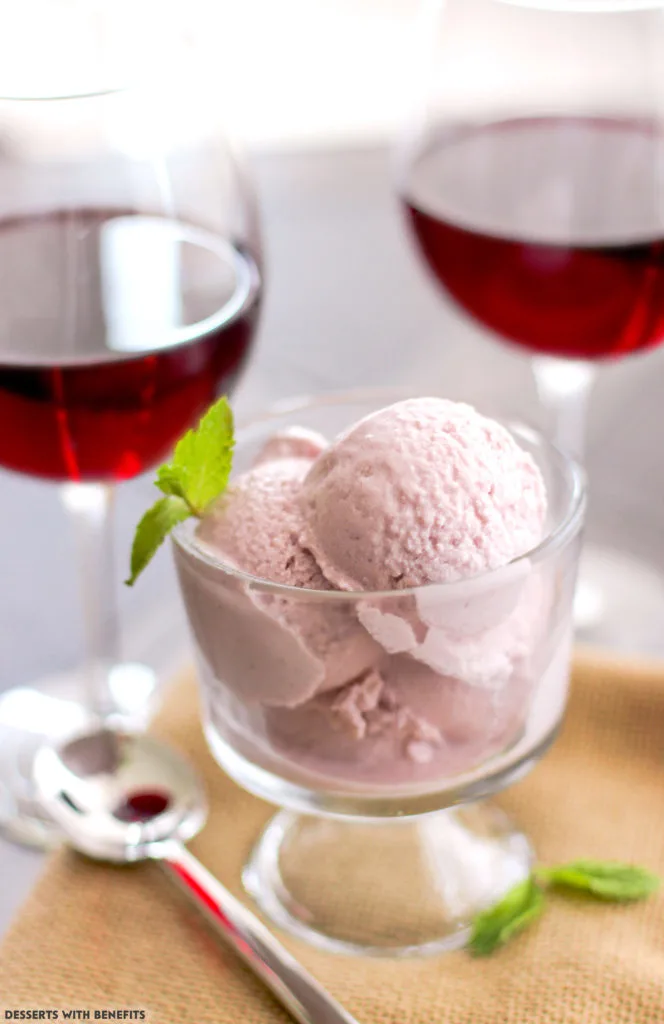 Red Wine Ice Cream