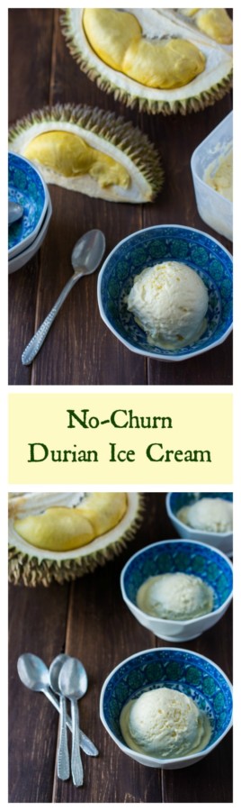 Creamy and delicious Durian Ice Cream. Only 4 ingredients; no ice cream maker needed! Creamy and delicious Durian Ice Cream. Only 4 ingredients; no ice cream maker needed!