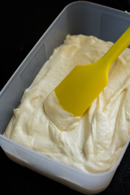 no churn durian ice cream before freezing