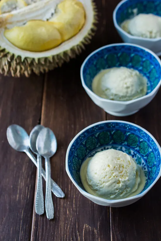 Creamy and delicious Durian Ice Cream. Only 4 ingredients; no ice cream maker needed! Creamy and delicious Durian Ice Cream. Only 4 ingredients; no ice cream maker needed!