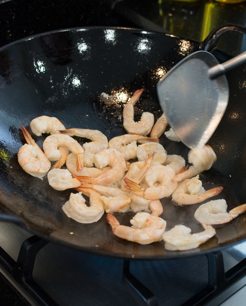 stir fried shrimp for nyonya sambal goreng