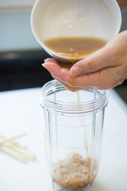 Tamarind juice for Nyonya Sambal Goreng