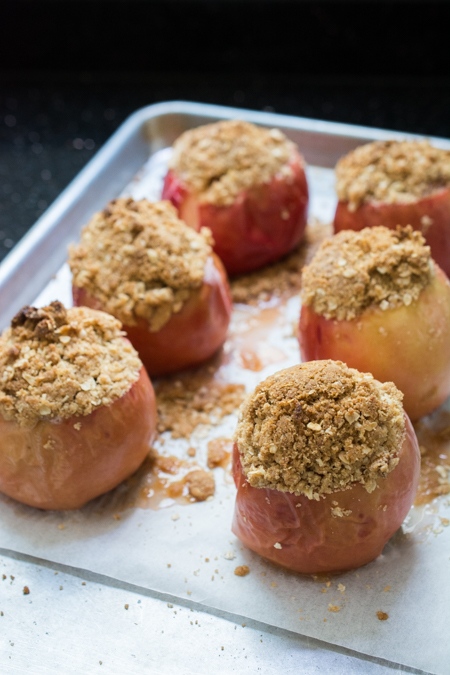 Apple Crisp Baked Apples are a fusion between the classic Apple Crisp and Baked Apple. Warm, tender baked apple topped with a delicious crunchy crisp. Serve with vanilla ice cream for an over-the-top dessert that everyone will love. 