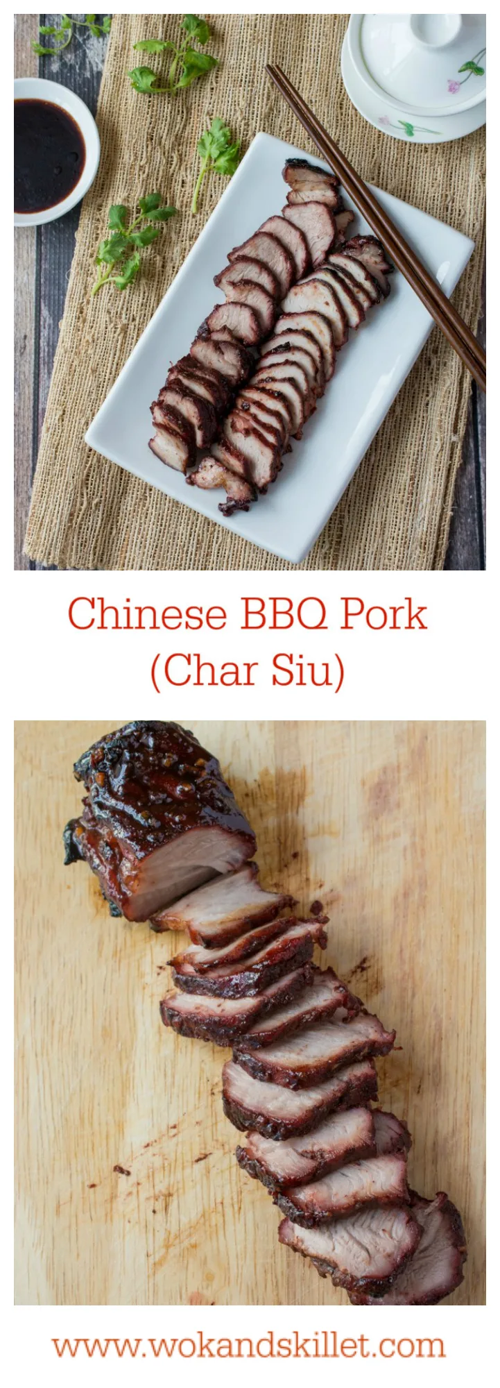 This Chinese BBQ Pork (Char Siu) recipe features a sweet, thick marinade that doubles as a dipping sauce. Now you can make this Chinatown favorite in your own kitchen! You won’t believe how easy this recipe is!