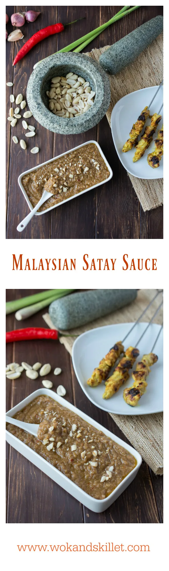 A spicy peanut sauce that pairs with Malaysian style satay. 