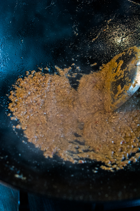 A spicy peanut sauce that pairs with Malaysian style satay. 