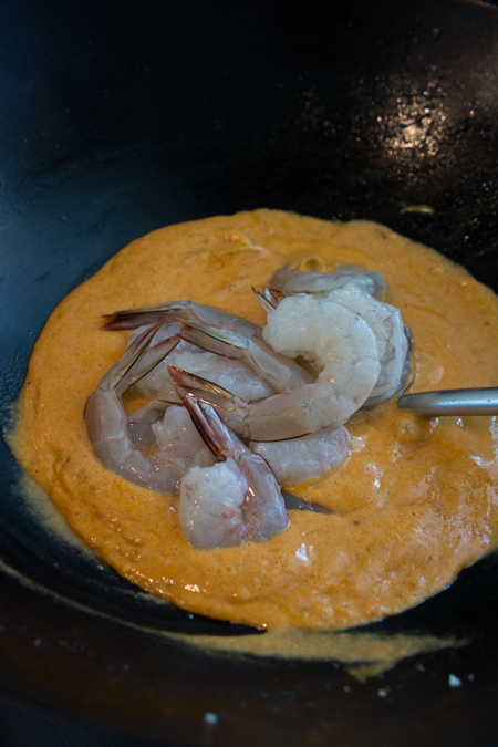 Creamy, silky and incredibly tasty Thai Red Curry Shrimp will be your new go-to dish. It takes just minutes to put together and tastes even better than takeout!