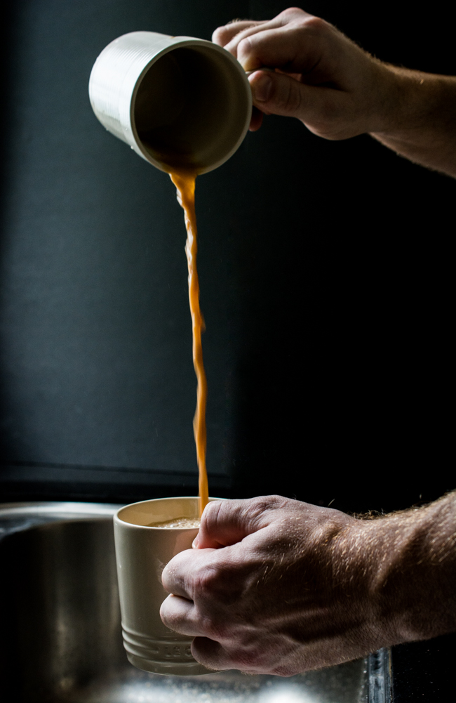 Teh Tarik (literally translated "Pulled Tea") is a rich and creamy tea that originated in Malaysia and is gaining popularity all over the world. The tea is skillfully poured from one jug to another to create the magical froth on the top. 