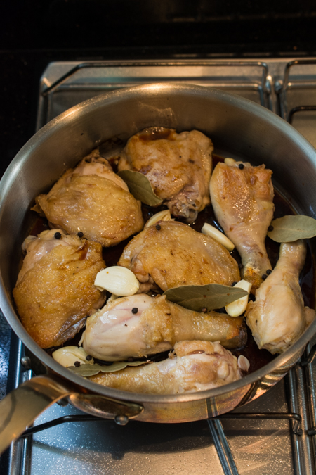 Chicken Adobo is a Filipino classic that has been dubbed the unofficial dish of the Philippines. A simple blend of soy sauce, garlic, vinegar with bay leaves and whole peppercorns yields one of the most incredible sauces you have ever tasted.