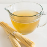 A good broth such as this Basic Clear Chicken Soup paired with a good tare sets the foundation for a great bowl of ramen.