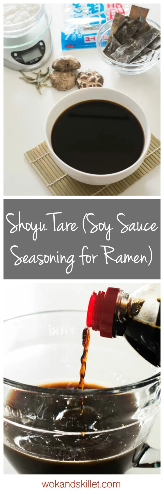 Shoyu Tare is the soy sauce seasoning and concentrated flavor base used in Japanese Shoyu Ramen; one of the most important elements in a good bowl of ramen.