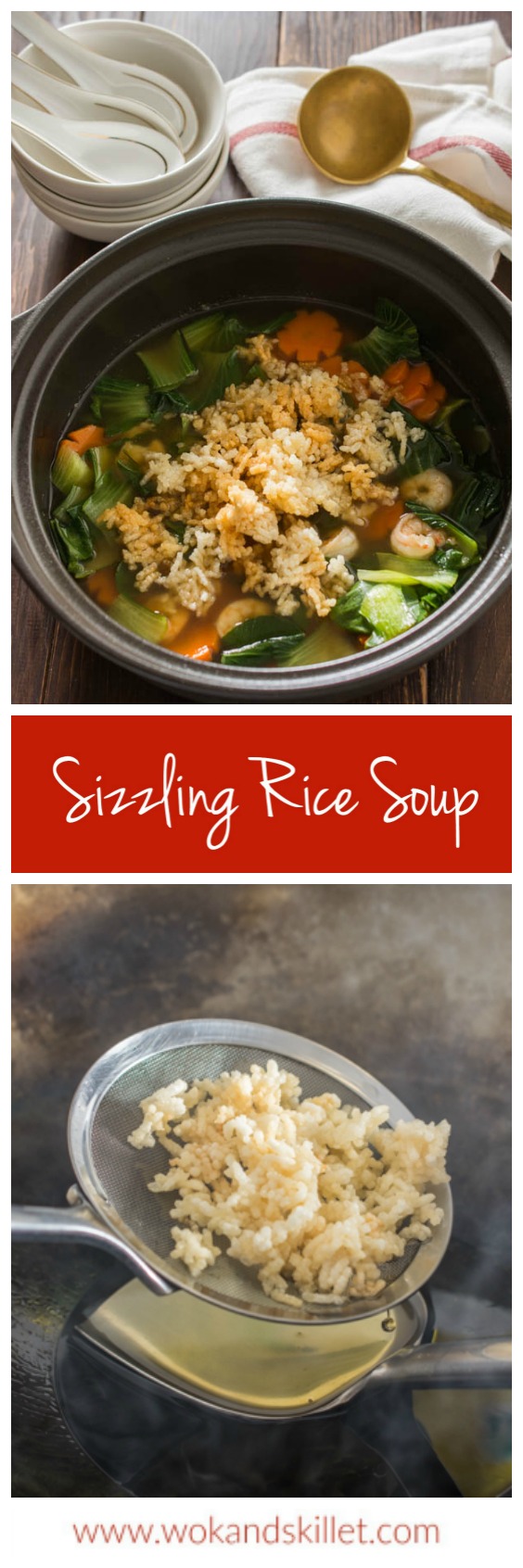 Sizzling Rice Soup A stepbystep guide Wok & Skillet