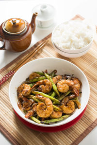 Shrimp and Asparagus Stir Fry