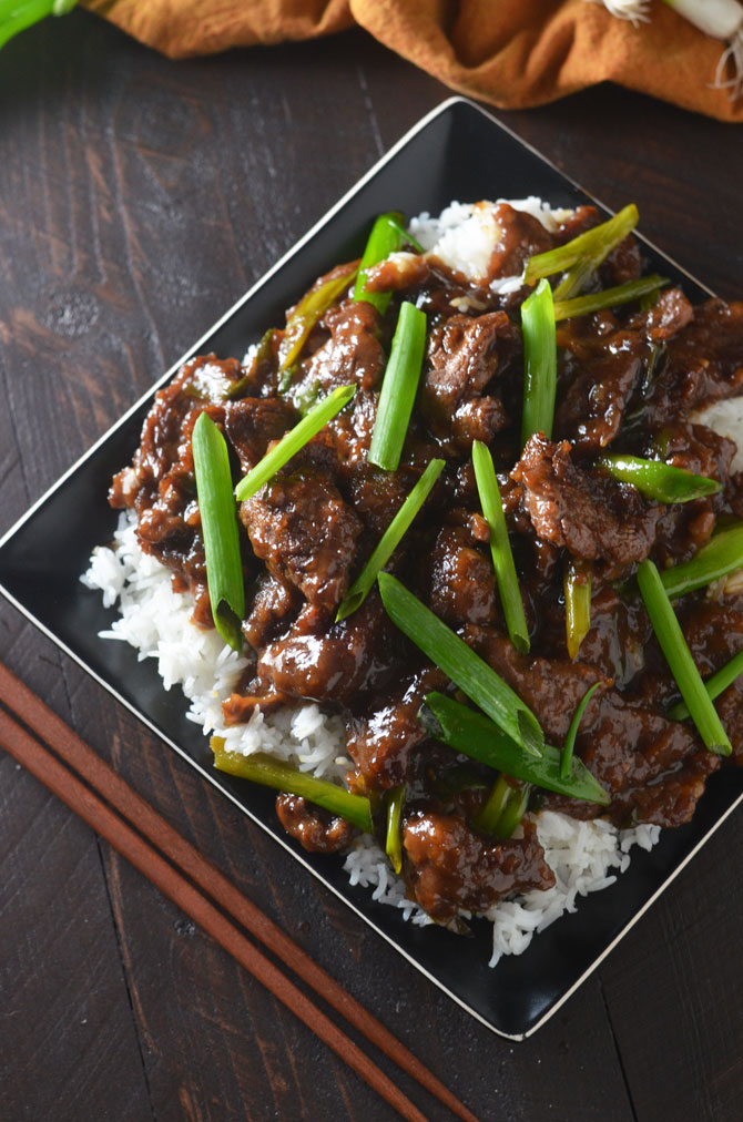 Chinese restaurant recipes - mongolian beef 