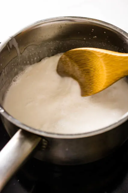 coconut cream for mango with sticky rice