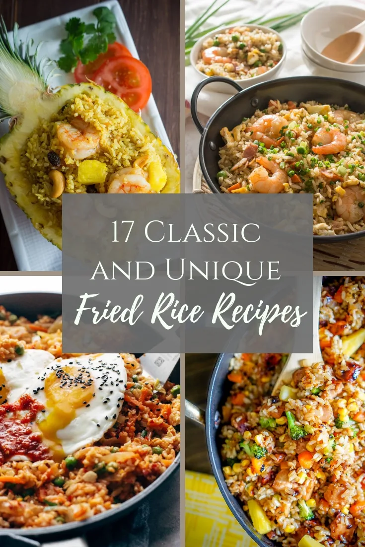 Fried Rice Recipe Roundup Pin