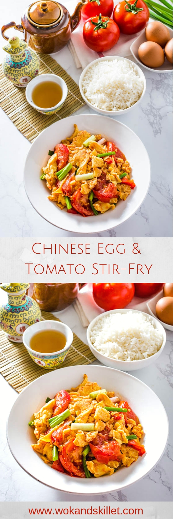 Chinese Egg and Tomato StirFry Wok & Skillet