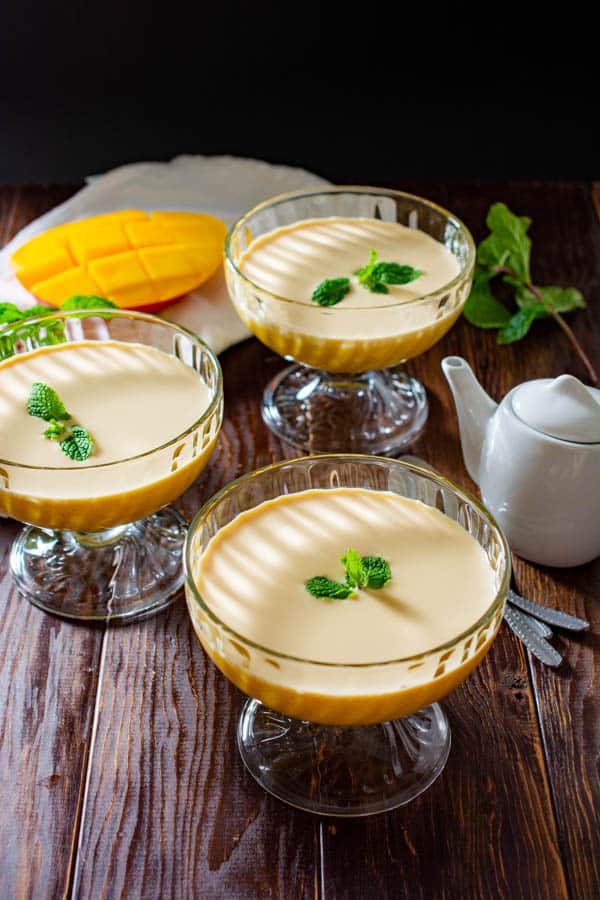 chinese mango pudding