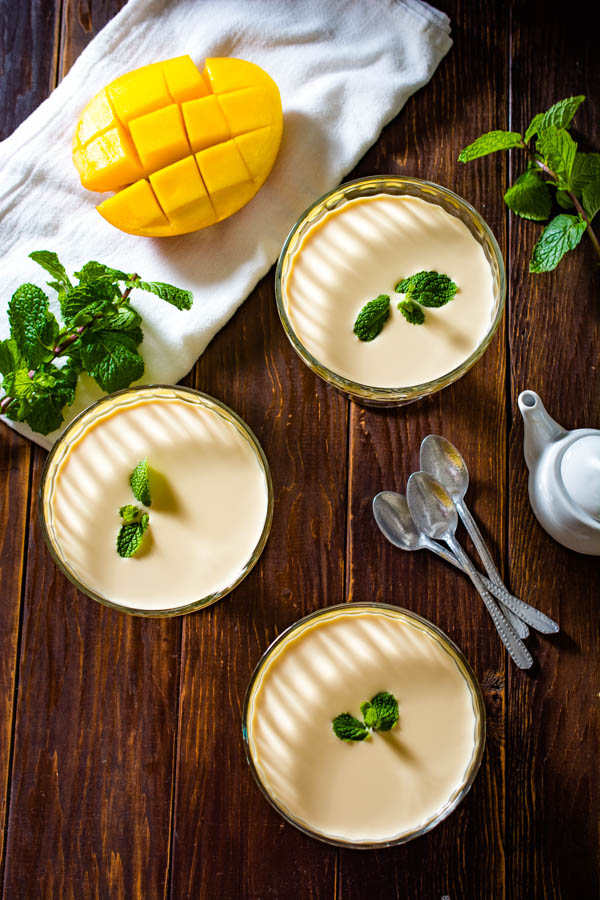 chinese mango pudding