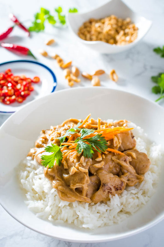 Thai Peanut Chicken Wok & Skillet
