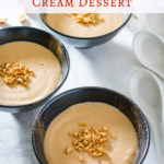 Chinese Sweet Peanut Cream Dessert (Fah Sang Wu) pin