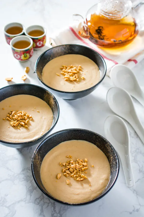 fah sang wu (chinese sweet peanut cream dessert)