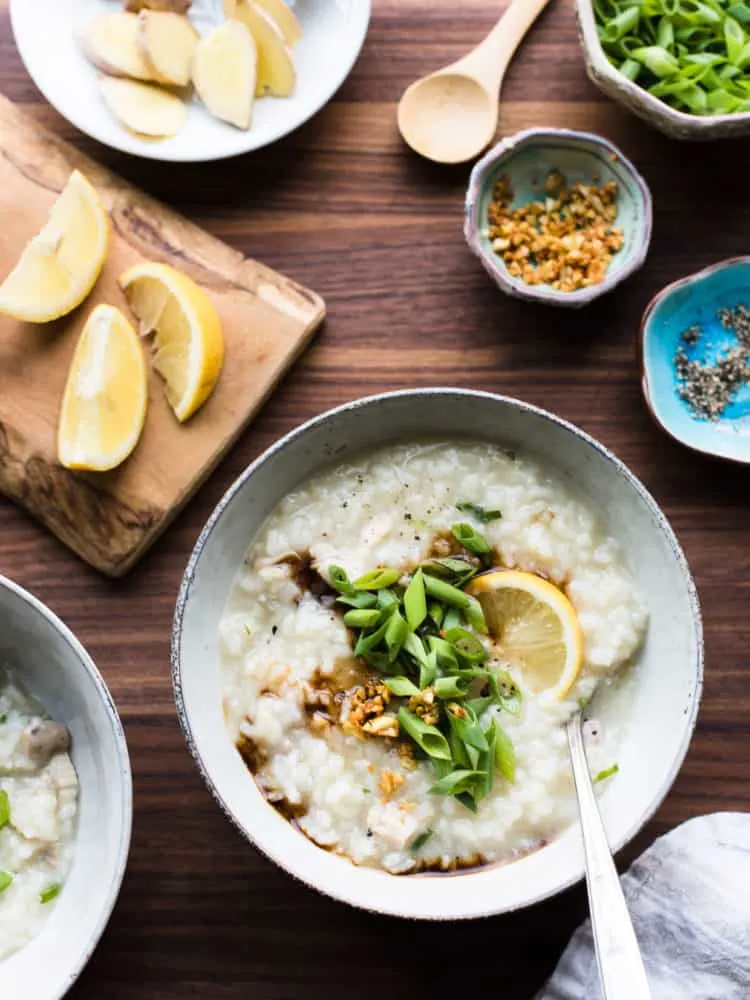 arroz caldo filipino chicken and rice soup