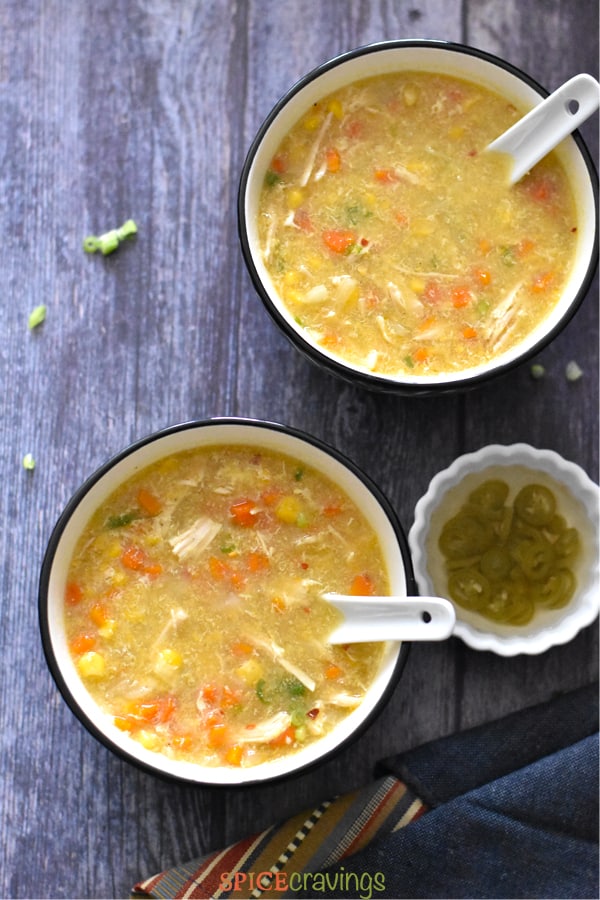 chicken sweet corn soup