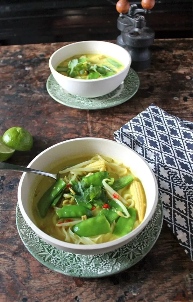 easy vegan malaysian laksa