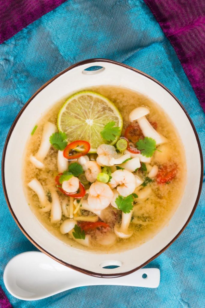 hot and sour shrimp soup