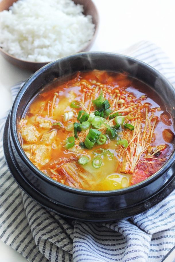 spicy korean tofu stew