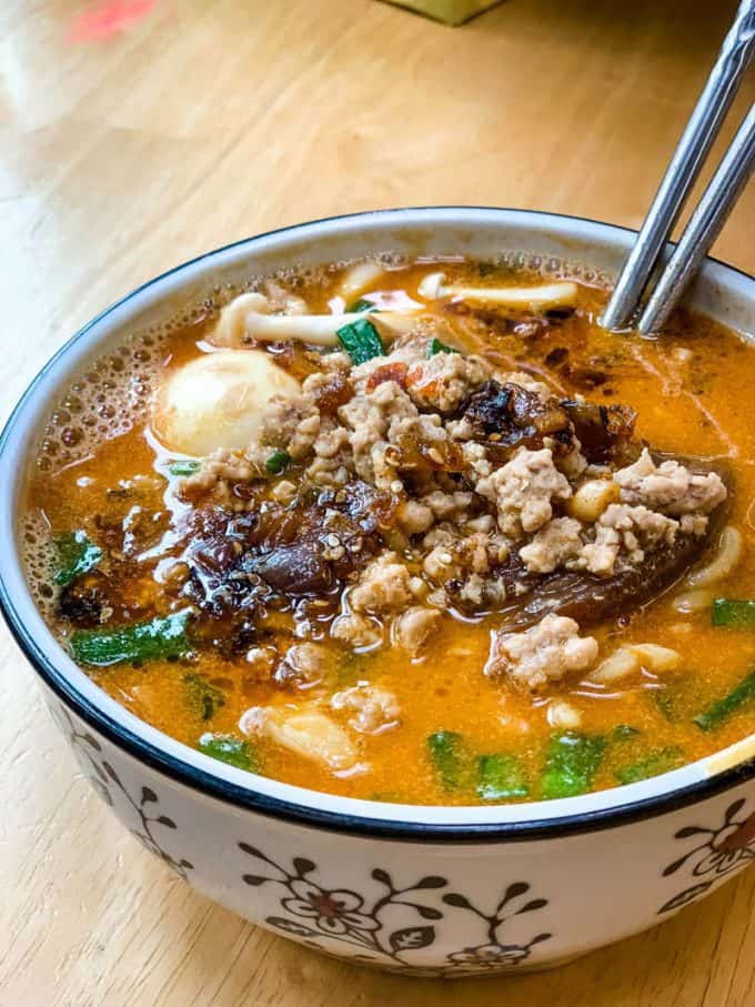 spicy tonkatsu miso ramen