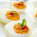 Thai Red Curry Deviled Eggs pin