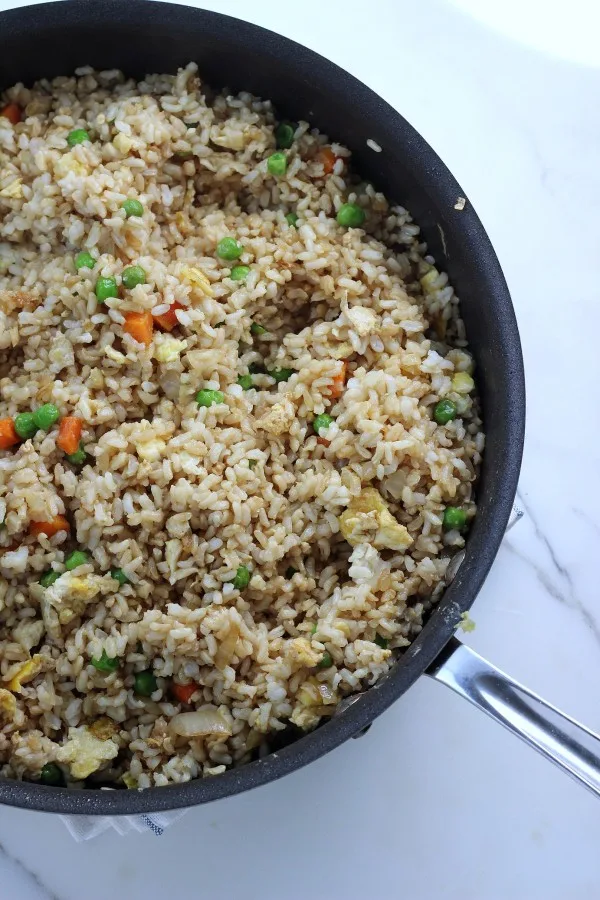 homemade fried rice