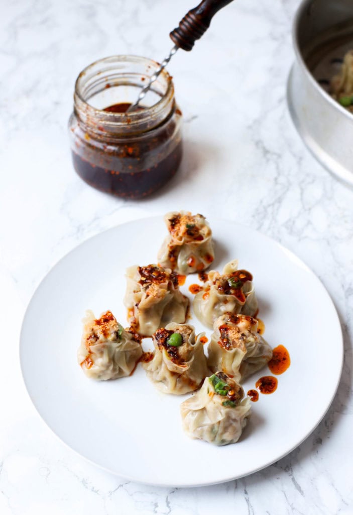 SHRIMP AND MUSHROOM SHUMAI