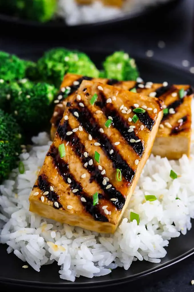 SESAME GINGER GRILLED TOFU