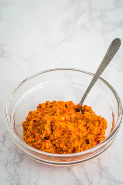 chili sambal paste for malaysian mee goreng