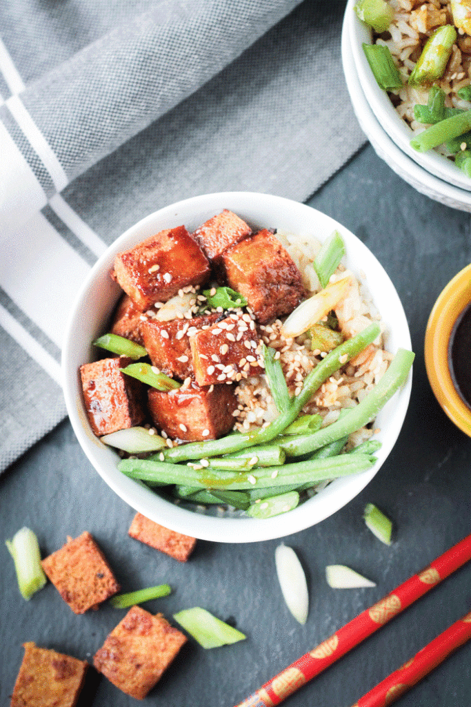 SESAME GINGER BAKED TOFU