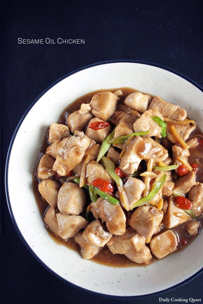 SESAME OIL CHICKEN