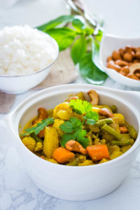 vegetarian thai yellow curry