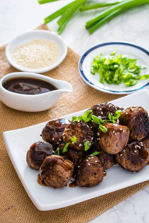 beef bulgogi meatballs