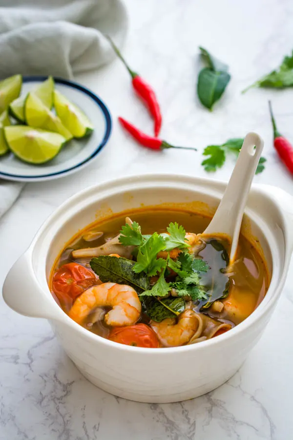 quick and easy tom yum soup