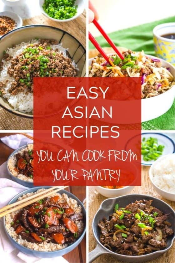 Easy Asian Recipes You Can Cook From Your Pantry Wok & Skillet