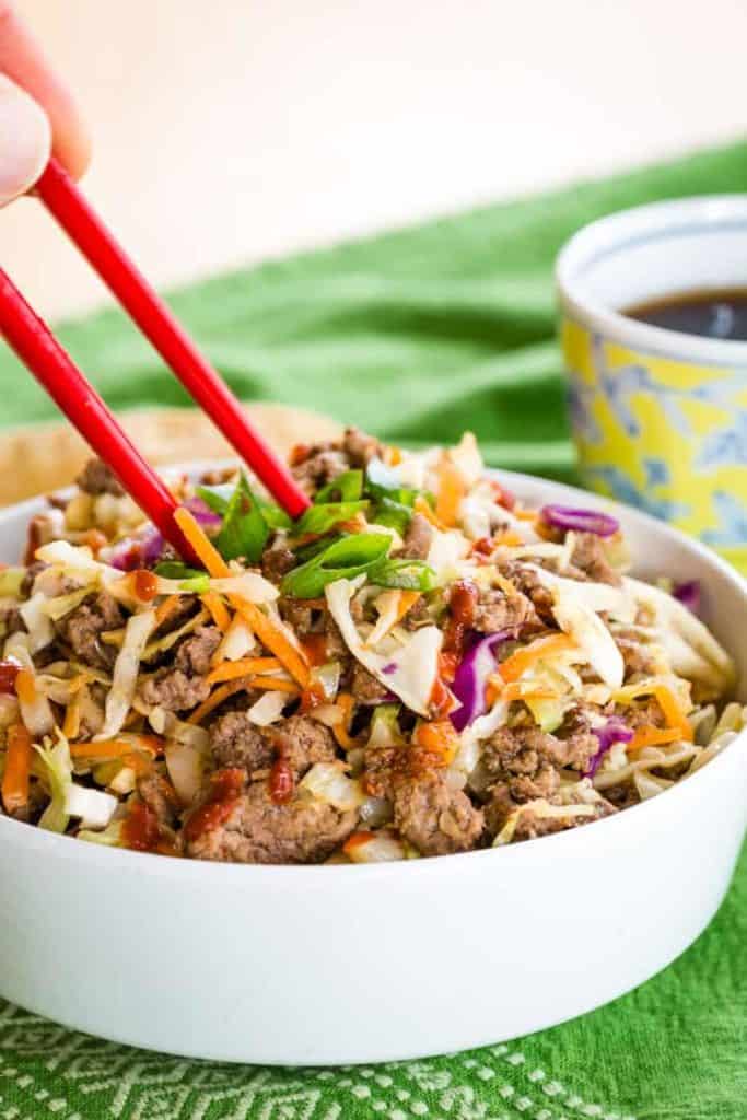 egg roll bowls