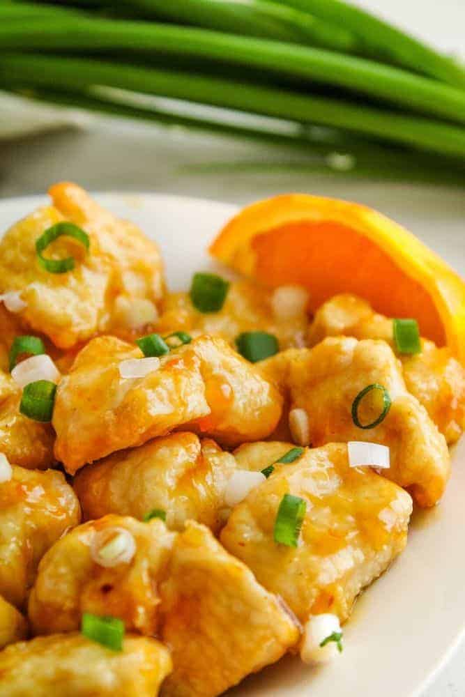 air fryer orange chicken